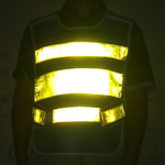 Reflective Vest Reflective Vest Fluorescent Mesh Safety Warning Environmental Sanitation Construction Site Duty Riding Vest Silver Highlight Automobile Traffic Suit Safety Suit Fluorescent Yellow Net