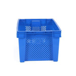 Blue Turnover Basket Thickened Plastic Frame Turnover Box Large Turnover  Basket Plastic Basket Storage Basket 620 Misplaced Basket