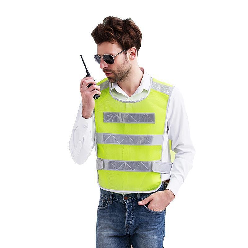 Reflective Vest Safety Vest Warning Safety Suit Environmental Sanitation Vest For Cycling Construction Can Be Printed Fluorescent Green Free Size