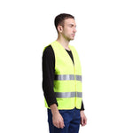 Free Size Reflective Safety Vest High Visibility For Outdoor Works