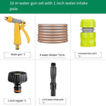 Landscaping Quick Water Intake Valve 1 Inch Lawn Water Intake Key Rod Garden Hose Watering Car Washing Water Pipe Water Gun Set 1 Inch 10m Water Gun Set