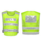 Reflective Vest With Thickened Lattice Fluorescent Yellow Traffic Police Safety Reflective Clothing Construction Site Safety Warning Clothing Net Environmental Protection Fluorescent Vest