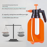 Watering Flower Pot Spray Bottle Garden Household Watering Kettle Pressure Sprayer Sterilizing Kettle (orange Red)