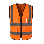 Railway Reflective Vest Vest Safety Warning Vest High Visibility Reflective Vest Safety Working Vest