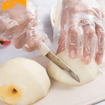 15 Bags Disposable PE Film Gloves Transparent Dining Table Picnic Lobster Gloves One Size 100 Pieces / Bag