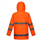 Reflective Raincoat Suit Double Layer Split Thickened Raincoat Suit Orange L-4 XL