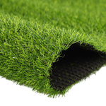 Artificial Grass 2m*5m/25m Bright Green Pile Height 15/20mm Outdoor Fake Grass Carpet High-Density Synthetic Grass Turf For Garden, Sports, Kids Play