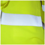 Velcro Fluorescent Reflective Vest Parallel Fluorescent Strip L Yellow Light and Convenient