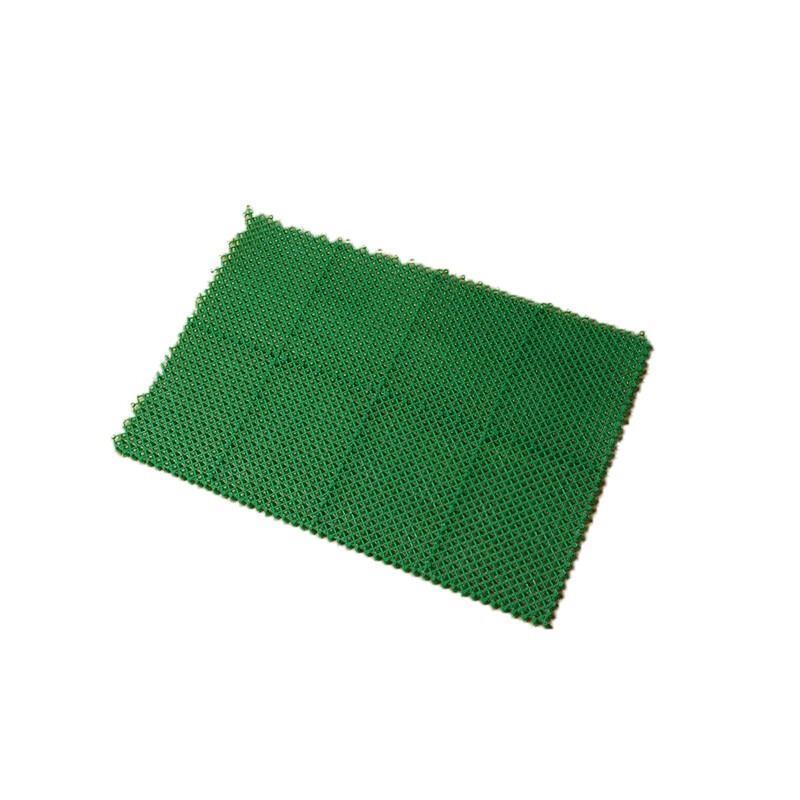 Splicing Plastic Simulation Grass Mat Lawn Mat Bathroom Mat Waterproof And Anti Slip Mat Door Mat Decoration Green Grass Mat Green 60x40cm / Piece