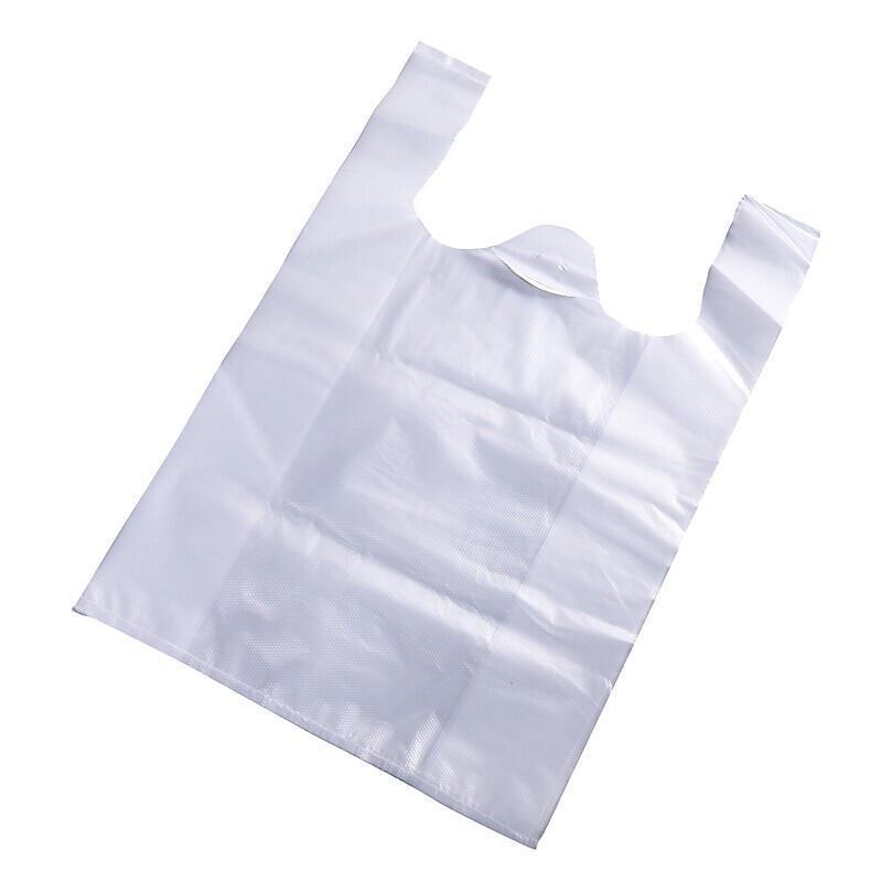 Transparent White Thickened Food Plastic Bag, One-time Packing Plastic Bag 22 * 35cm, 500 Pieces