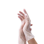 Disposable PVC Gloves Disposable Protective Gloves Not Breakable Safe Healthy And Durable 100 Pieces / Bag