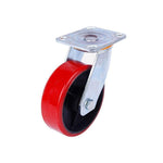 6 Inch Polyurethane PU Caster Industry Trolley Caster Antiskid Silent Pulley Heavy Directional Wheels