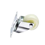 4 Sets 2 Inch Flat Bottom Movable Caster Wheel Beige Polypropylene (PP) Caster Light Universal Wheel