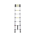 4.7m Thickened Aluminum Alloy Bamboo Ladder Engineering Aluminum Alloy Thickened Folding Ladder Joint Folding Bamboo Ladder Multifunctional Portable Aluminum Ladder Engineering Ladder