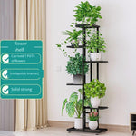 Flower Rack Living Room Balcony Multi-storey Landing Modern Simple Indoor And Outdoor Partition Metal Iron Climbing Rattan Flower Rack Partition Decoration Rack Fleshy Flower Pot Rack H917