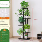 Flower Rack Living Room Balcony Multi-storey Landing Modern Simple Indoor And Outdoor Partition Metal Iron Climbing Rattan Flower Rack Partition Decoration Rack Fleshy Flower Pot Rack H917