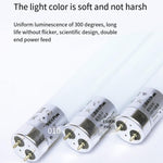 Bright Led Bracket Lamp T8 Lamp Tube  Fluorescent Lamp 1.2m 15w White Light 6500k (lamp Frame + Lamp Tube / 10 Sets)