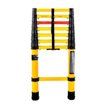 4m Portable FRP Insulated Fish Pole Ladder, Insulated Telescopic Ladder, Telescopic Elevator, Communication Ladder, Antiskid Bamboo Ladder, Single Ladder 4m