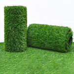 6 Pieces Simulation Lawn Mat Carpet Plastic Mat Outdoor Enclosure Decoration Green Artificial Football Field Artificial Turf 25mm Black Bottom Ordinary