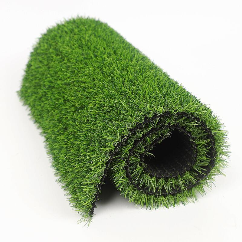 6 Pieces Simulation Lawn Mat Carpet Kindergarten Plastic Mat Outdoor Enclosure Decoration Artificial Football Field Artificial Turf 20mm Black Bottom Common