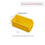 Part Box No.1 Yellow 270 * 140 * 125 Combined Screw Box Tool Storage Box Plastic Box Shelf