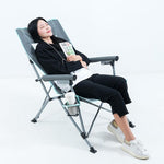 Folding Chair Reclining Chair Balcony Table Chair Outdoor Portable Chair Multi Adjustable Leisure Chair Lunch Break Chair