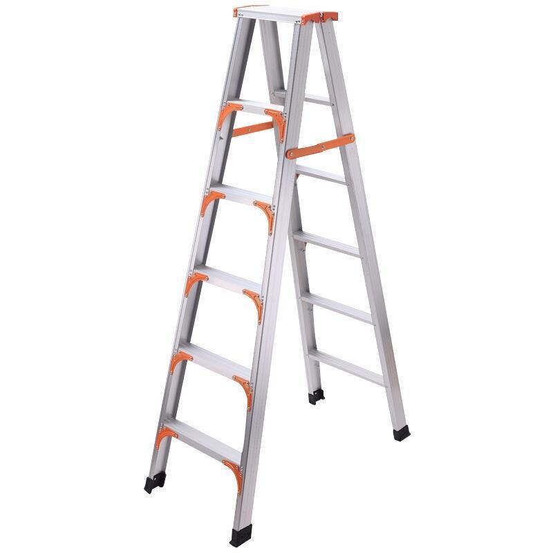 1.8m Economical Reinforced Hinge Ladder Aluminum Alloy Material Non-Slip