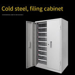 A4 File Cabinet Thickened Drawer Type Metal Parts Cabinet Efficiency Cabinet 5 Extraction File Cabinet No Door