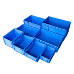 Turnover Box Logistics Transfer Box  Warehouse Workshop Plastic Box Transportation Storage Box  900 * 400 * 120 mm (blue)