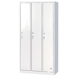 Factory Locker Thickened Office Steel Sheet Cabinet With Lock Bathroom Locker 3 Door Locker