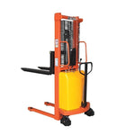 Semi Electric Forklift Stacker Hydraulic Lifting Load 1 Ton Increased By 2.5 Meters