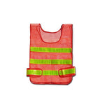 10 Pieces Night Reflective Mesh Vest Reflective Vest Safety Clothing Sanitation Workers Traffic Construction Warning Reflective Vest Fluorescent Green