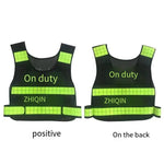 Reflective Vest Traffic Road Administration Highway High Speed Light Release Hot Melt Embossing Fluorescent Reflective Vest