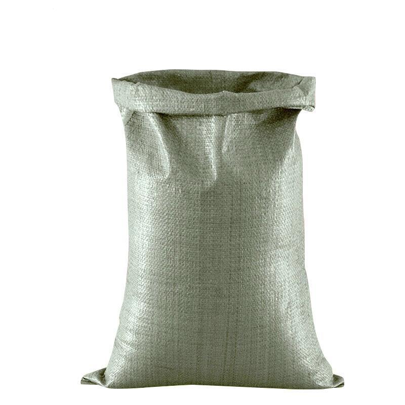 30 Pack Thickened Small 50 * 80cm Flood Control Sandbags Wear Resistant Green Snake Skin Woven Bag Cement Sand Snake Skin Load Bag