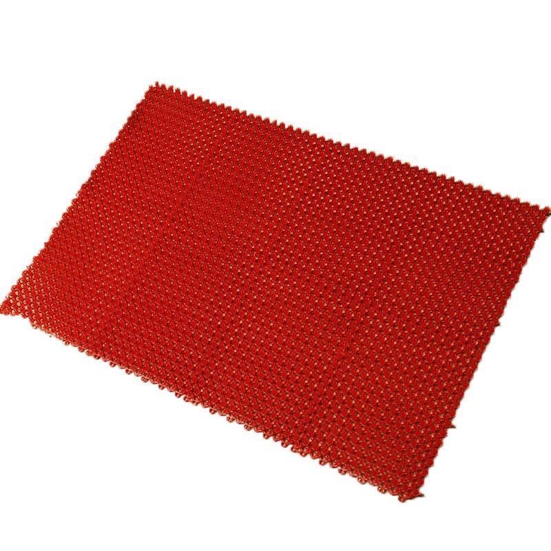 60x40cm Splicing Plastic Simulation Grass Mat Lawn Mat Bathroom Mat Water Proof And Anti Slip Mat Door Mat Decoration Green Grass Red Mat