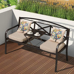 Outdoor Balcony Table And Chair Combination Small Tea Table Three Piece Set Garden Community Leisure Bench Park Chair