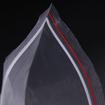 1000 Pieces Disposable PE 8 Thread Self Sealing Bag Thickened Transparent Sealed Bag Zipper Bag Sample Storage Bag