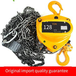 Japan Imported CB005 Chain Link Hoist Lifting Tool Block 0.5t 10m Yellow 1 Set