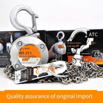 Japan Imported Cx003 Chain Aluminum Alloy Anti-corrosion Chain Hoist Lifting Tool 0.25t, Lift 1.2m