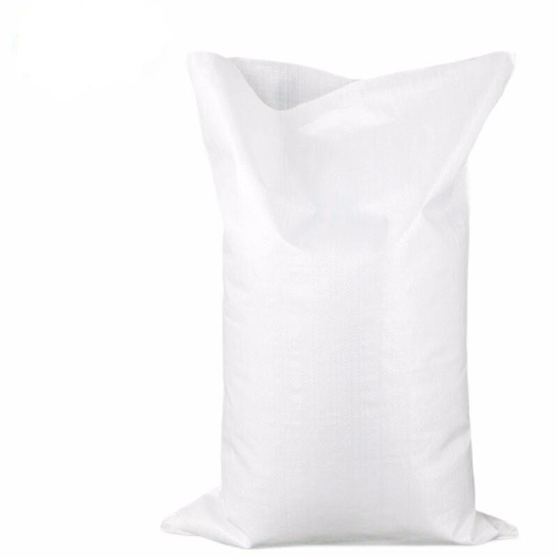 White 35*55cm 50 Pieces White Woven Bag Express Package Logistics Package Plastic Snake Skin Bag Cement Sand Construction Garbage Bag