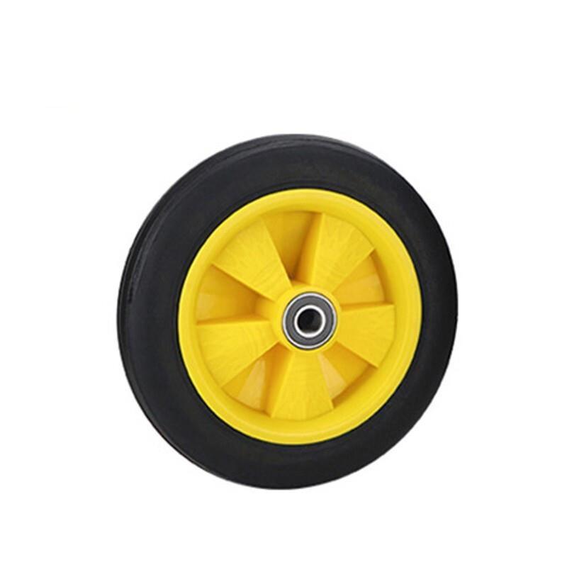 Hand Wheel 12 Inch Carrier Trailer Freight Wheel Tiger Cart Solid Rubber Wheel Caster Golden Crown Rubber Wheel