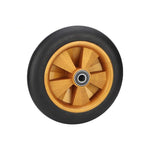 6 Pieces Hand Wheel 12 Inch  Carrier Trailer Freight Wheel Tiger Cart Solid Rubber Wheel Caster Red Windmill Rubber Wheel