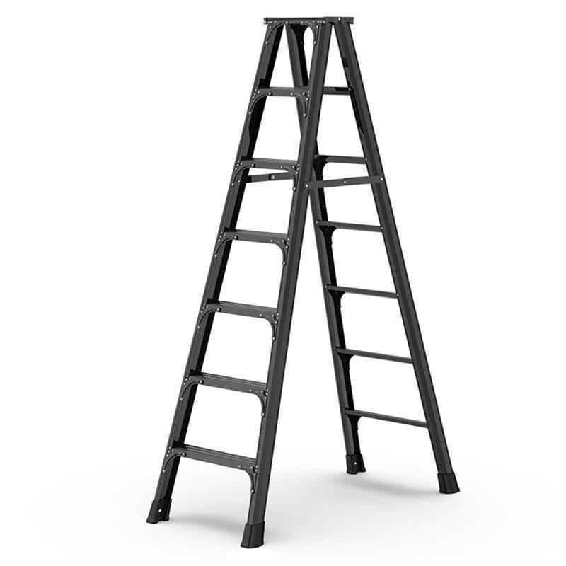Thickening Double-sided Miter Ladder Widening Multi-functional Folding Engineering Ladder Double-sided Ladder Thickening Aluminum Alloy (Eight Steps)