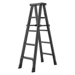 Thickening Double-sided Miter Ladder Widening Multi-functional Folding Engineering Ladder Double-sided Ladder Carbon Steel + Aluminum Alloy (Seven Steps)
