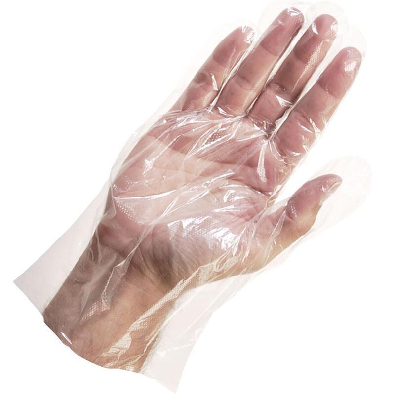 30 Bags 100 Pieces / Bag Gloves Disposable PE Film Gloves Powder Free Left And Right Hand General Transparent Gloves