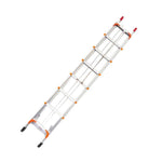 4m Thickened Aluminum Alloy Lifting Ladder Telescopic Ladder Non-slip Adjustable