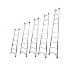 5m Aluminum Alloy Single Ladder Widened Non-slip Safety Design