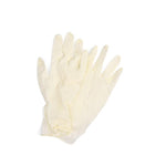 S Size 20 Pairs Disposable Gloves Smooth Protective Gloves With Powder Rubber Milky White Gloves