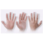 Disposable PVC Transparent Gloves Powder Free Soft And Healthy 100 Pairs / Box L Size