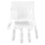 Disposable PE Thickened Transparent Gloves Household Food Catering Beauty Protective Film Average Size 200 Pieces / Bag Large / Average Size